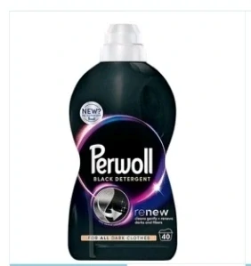 Perwoll Renew Black je špeciálny prací gél určený na starostlivosť o tmavé a čierne oblečenie. 