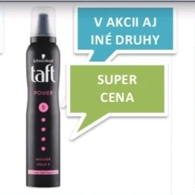 TAFT Power pena pre suché a poškodené vlasy 200 ml