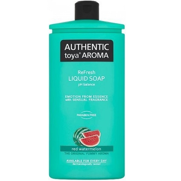 AUTHENTIC Toya AROMA tekuté mydlo red watermelon 600Ml