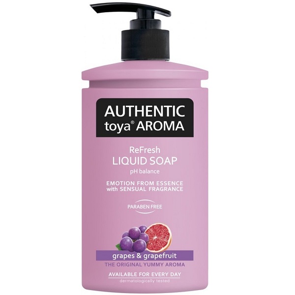 Authentic Toya Aróma Grapes & Grapefruit Tekuté mydlo 400Ml