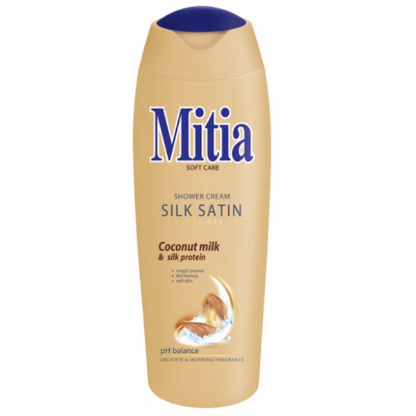 Mitia Soft Care Silk Satin kokosový sprchový gél 400Ml