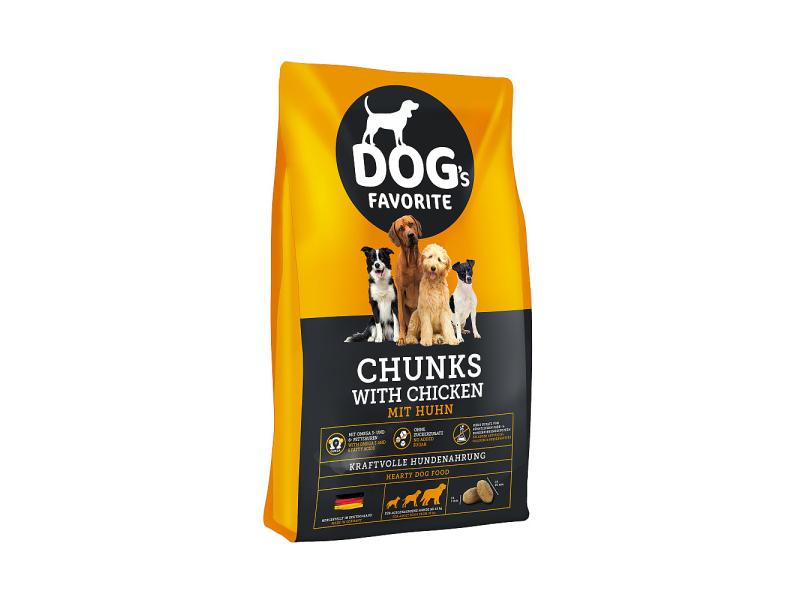 DOGS FAVORITE CHUNKS WITH CHICKEN 15KG