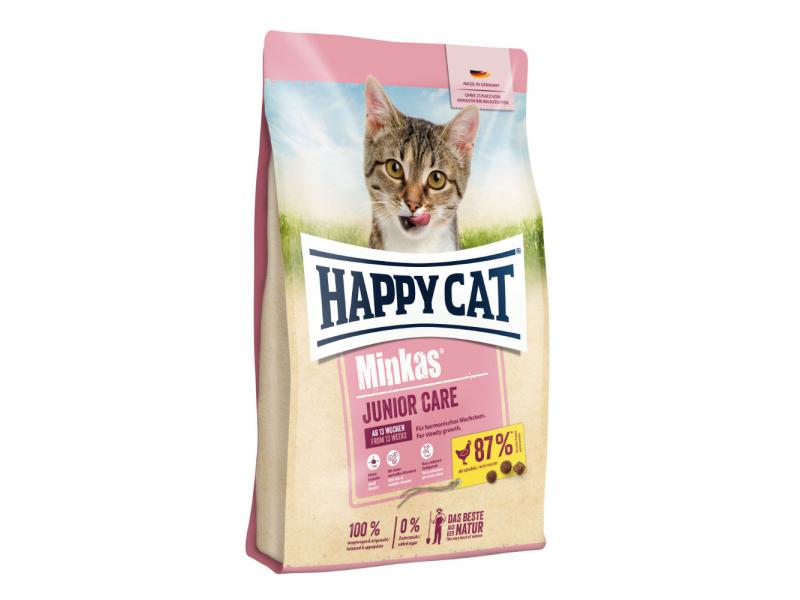 HAPPY CAT MINKAS JUNIOR CARE GEFLUGEL 10KG