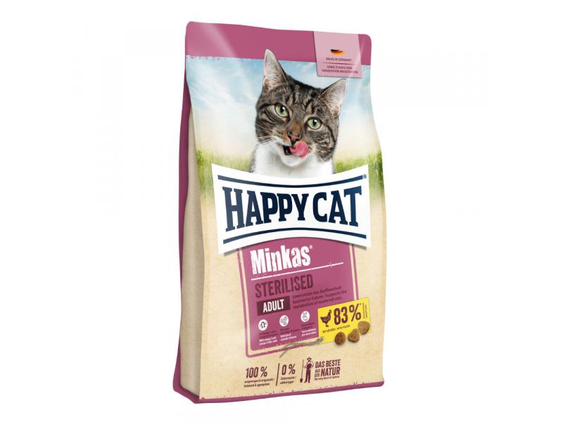 HAPPY CAT MINKAS STERILISED GEFLUGEL 10KG