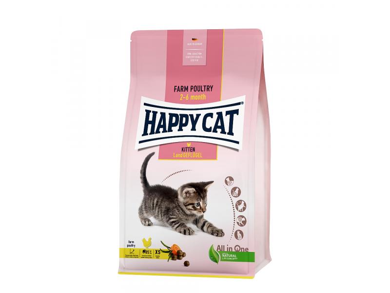 HAPPY CAT SUPREME KITTEN LAND GEFLUGEL 1,3KG
